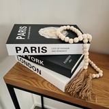 Kit com 3 Livros Decorativos com Compartimento – New York, London e Paris