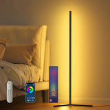 Luminária LED de Canto RGB – Controle por App e 16 Milhões de Cores