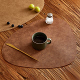 Jogo Americano em Couro Ecológico com Porta-Copo – Elegante e Impermeável