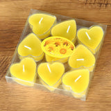 Kit com 9 Velas em Formato de Flor – Decoração para Momentos Especiais
