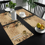 Jogo Americano com Estampa de Bambu – Kit 4, 6 ou 8 Peças 30x45cm