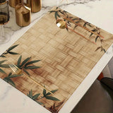 Jogo Americano com Estampa de Bambu – Kit 4, 6 ou 8 Peças 30x45cm