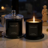 Vela Aromática de Cera de Soja com Cloche de Vidro – Elegância e Aroma