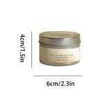 Vela Aromática em Lata com Tampa – Cera de Soja e Pavio Natural