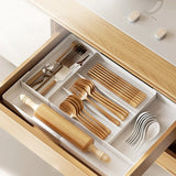 Organizador de Gaveta Expansível para Talheres e Utensílios