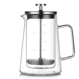 Cafeteira Prensa Francesa em Vidro Borossilicato – 350ml, 650ml e 1000ml