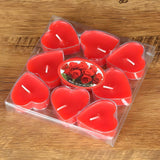 Kit com 9 Velas em Formato de Flor – Decoração para Momentos Especiais